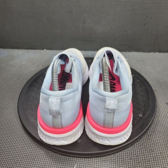 Nike Odyssey React Flyknit 2 Running Shoes Womens Sz 9 Powder Blue Trainers - Picture 4 of 8